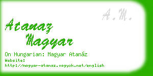 atanaz magyar business card